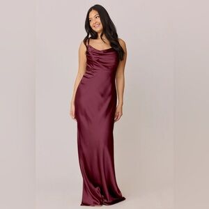 sachin and babi light blue dress Champagne Bridesmaid Dresses – Page 3 main image 0
